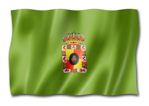 Flagge der Provinz Jaen Spanien