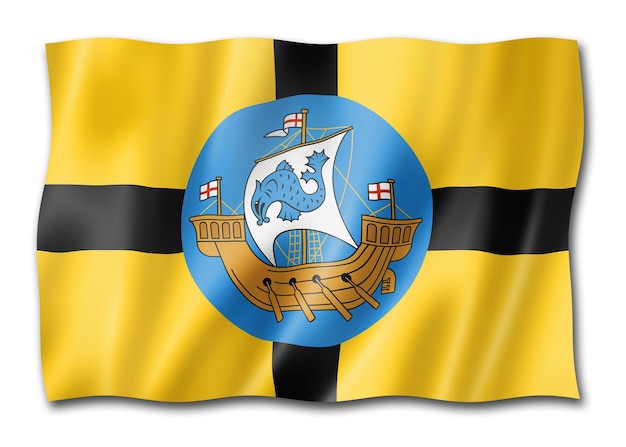 Flagge der Region Wellington Neuseeland