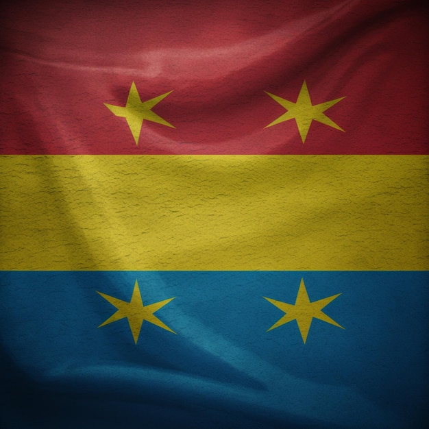 Flagge der Republik Kongo hoch