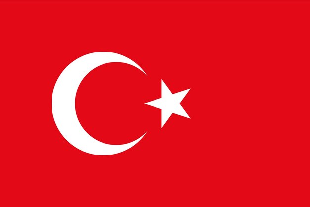 Flagge der Türkei Flagge der Nation