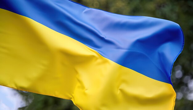 Flagge der Ukraine Große gelb-blaue ukrainische Nationalstaatsflagge