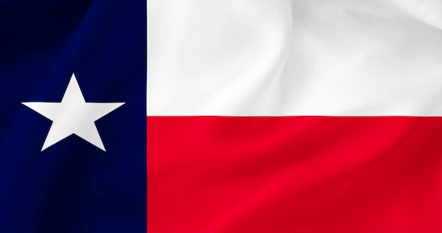 Flagge des amerikanischen Bundesstaates Texas Hintergrund Illustration Textur