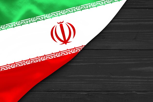 Flagge des Iran Kopierraum