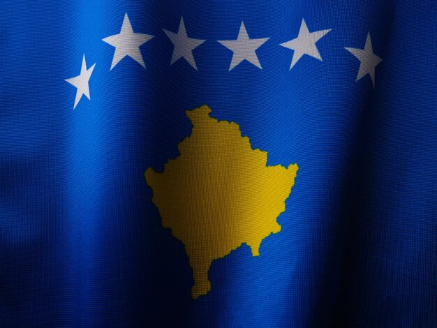 Flagge des Kosovo