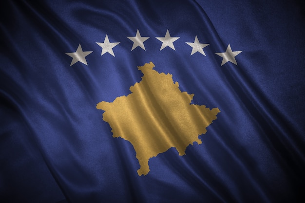 Flagge des Kosovo