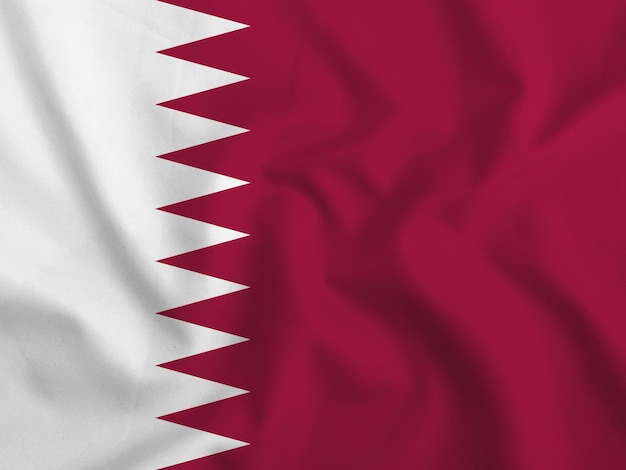 Flagge des Landes Katar hd Hintergrund