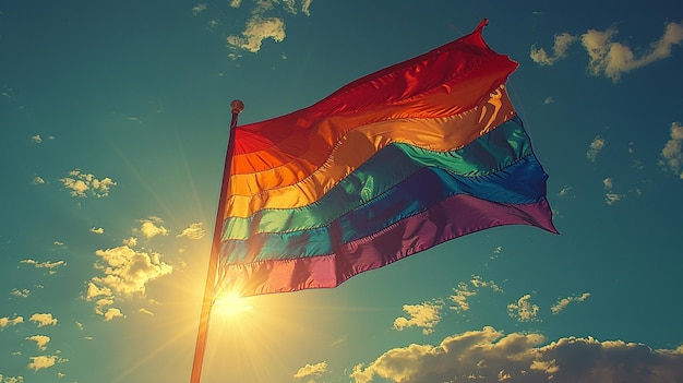 Flagge des LGBT-Pride-Tages