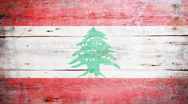 Flagge des Libanon