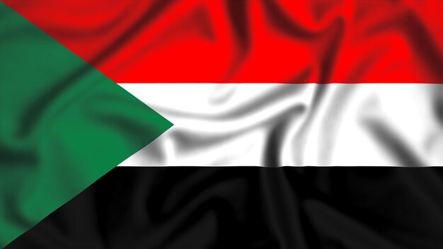 Foto flagge des sudan