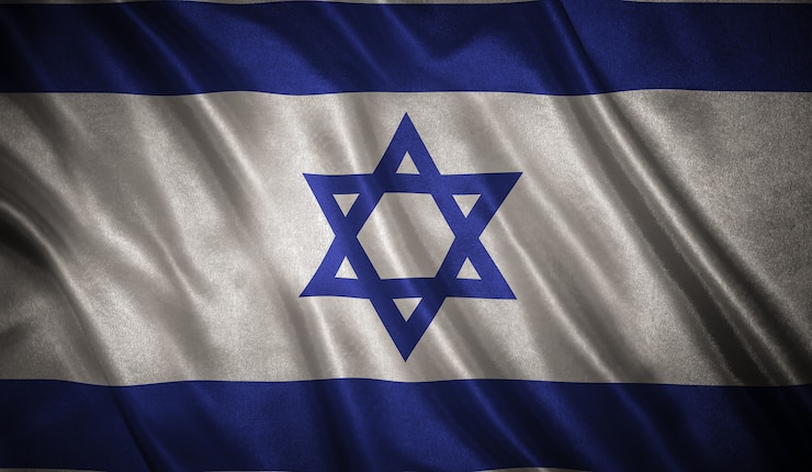 Foto flagge israels