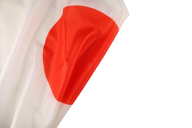Flagge Japans und Platz für den Textbereich