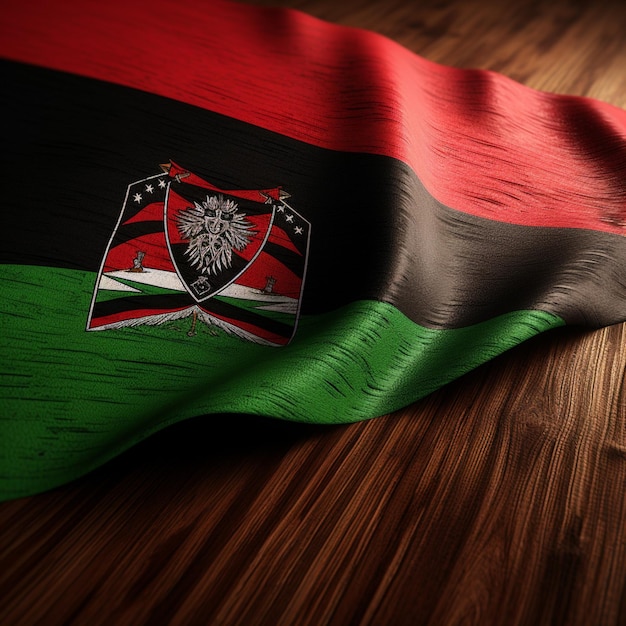 Flagge Malawis in hoher Qualität in 4K Ultra H