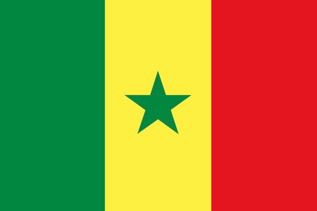 Flagge Senegal