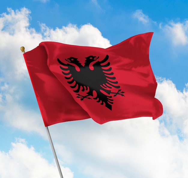 Flagge von Albanien