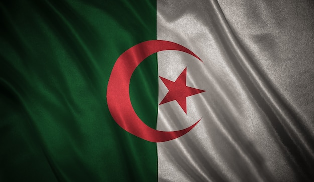 Flagge von Algerien Hintergrund