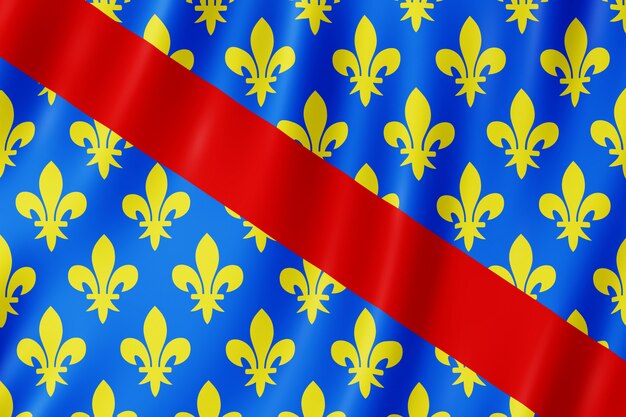 Flagge von Allier, Frankreich