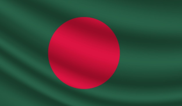 Foto flagge von bangladesch