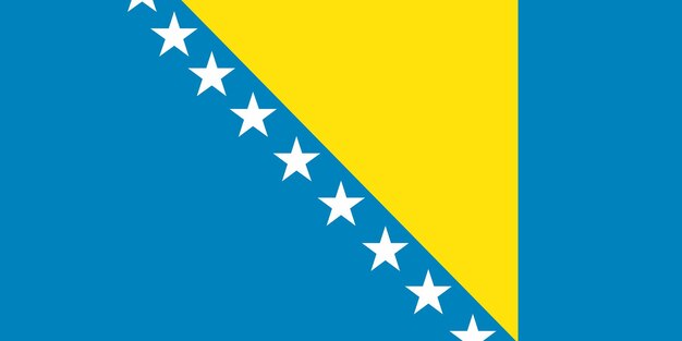 Flagge von Bosnien und Herzegowina Nationale Flagge von Bosnien und Herzegovina auf Textur