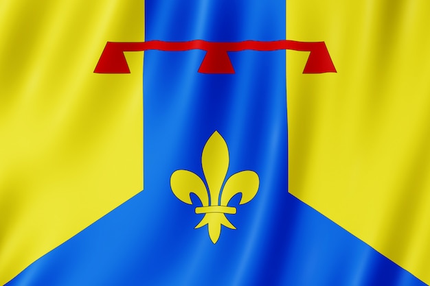 Flagge von Bouches-du-Rhône, Frankreich