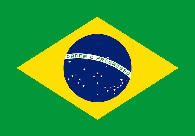 Foto flagge von brasilien