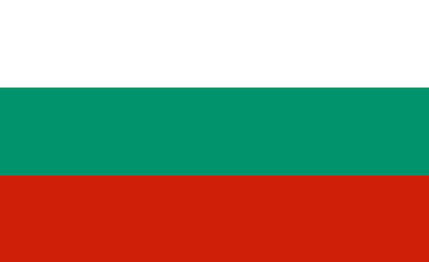 Foto flagge von bulgarien