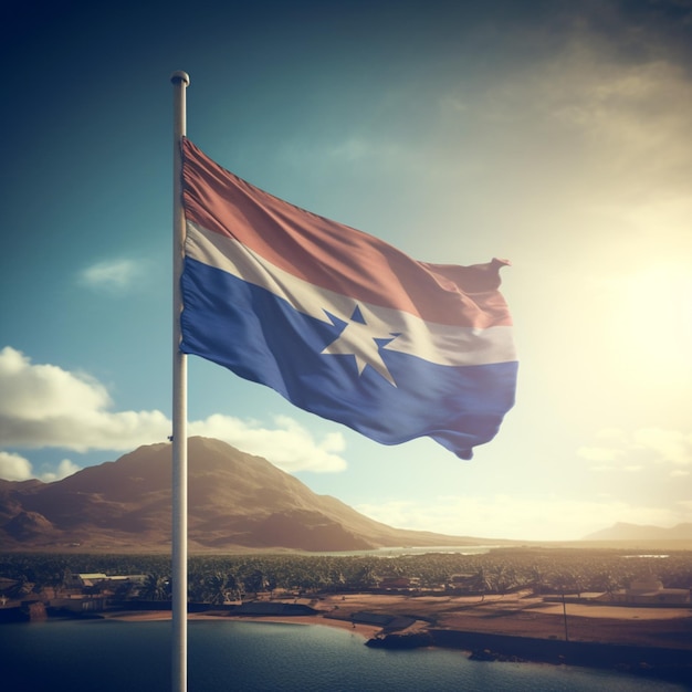 Flagge von Cabo Verde, hochwertiges 4K-Ult