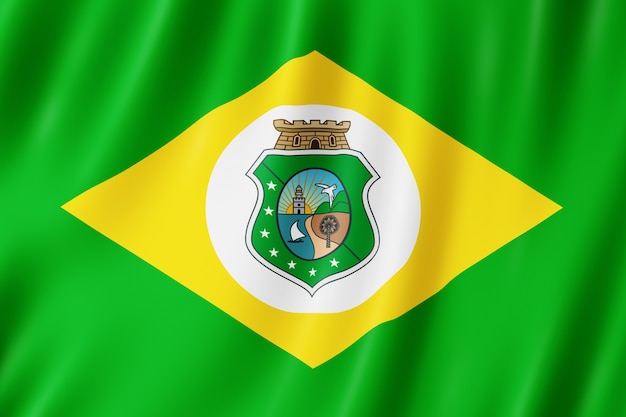 Flagge von Ceara Staat in Brasilien