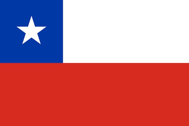 Foto flagge von chile flagge der nation