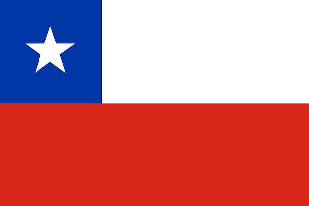 Foto flagge von chile