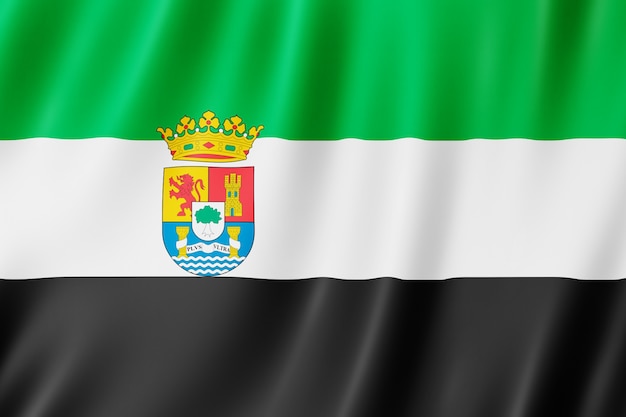 Flagge von Extremadura