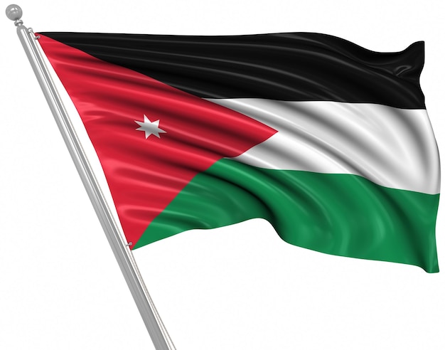 Flagge von Jordanien