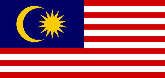 Foto flagge von malaysia