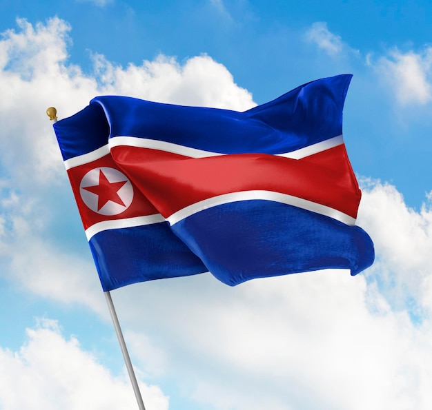 Flagge von Nordkorea