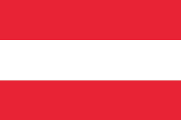 Foto flagge von österreich