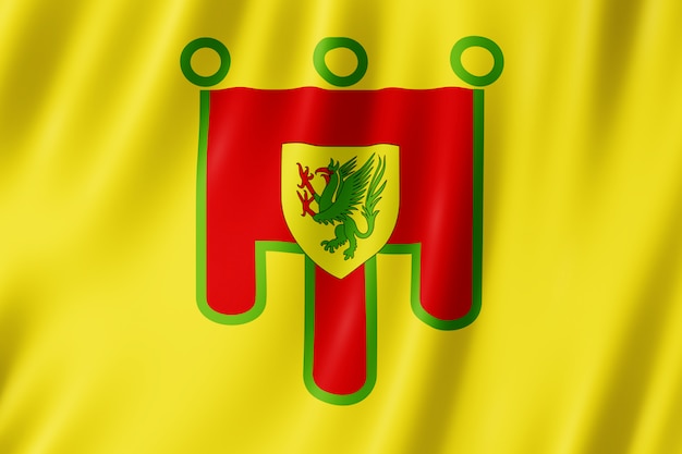 Foto flagge von puy-de-dome, frankreich