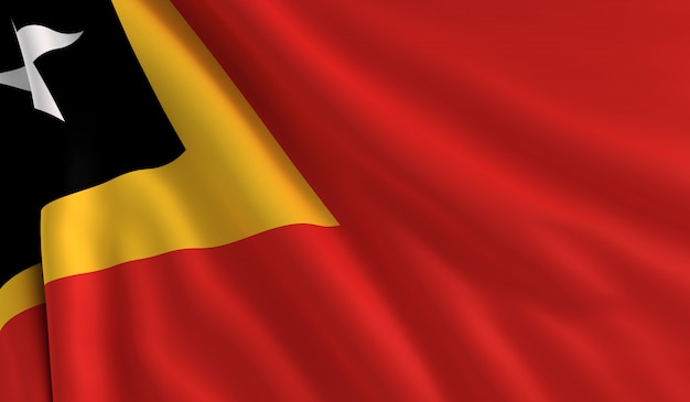 Flagge von Timor Leste