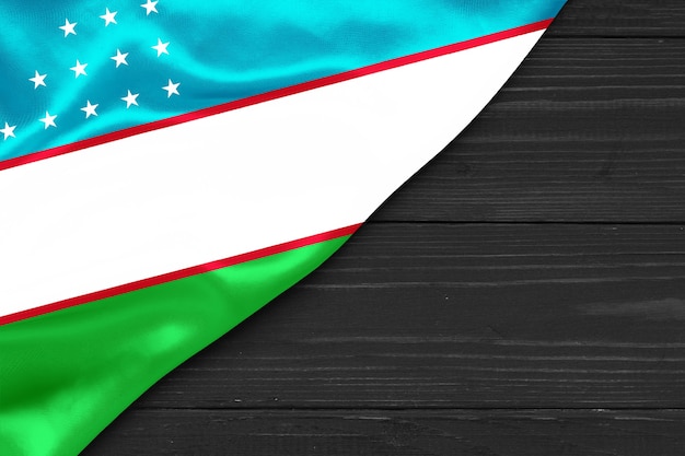 Foto flagge von usbekistan kopieren raum
