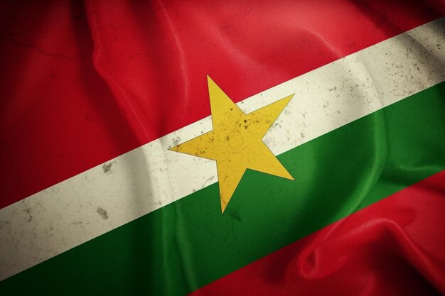 Flaggentapete von Surinam