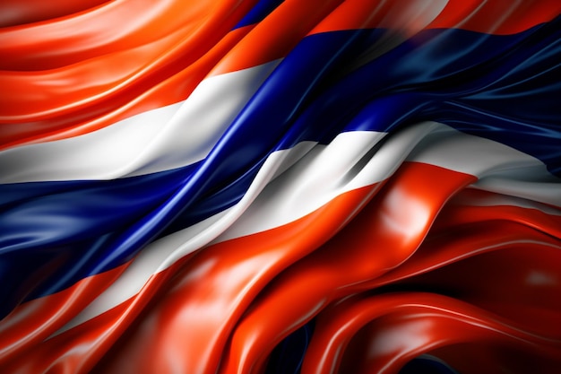 Flaggentapete von Thailand