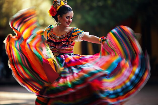 Foto el flamenco es una danza mexicana.