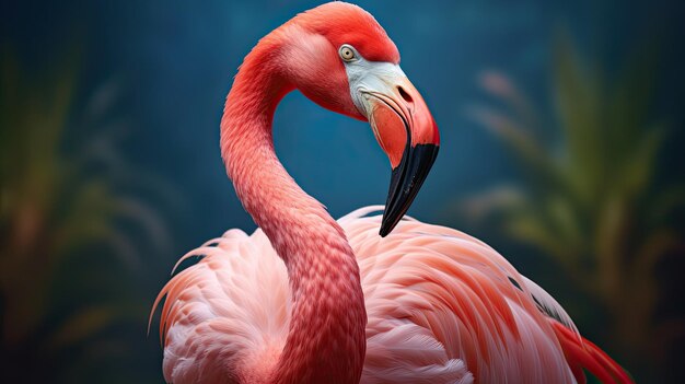 Flamingo de perto.