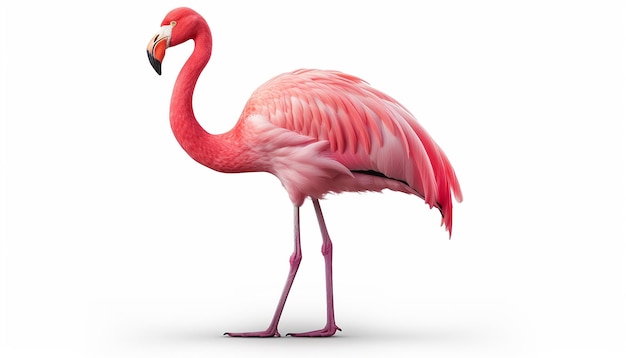 Foto flamingo elevation vorderansicht studio-beleuchtung