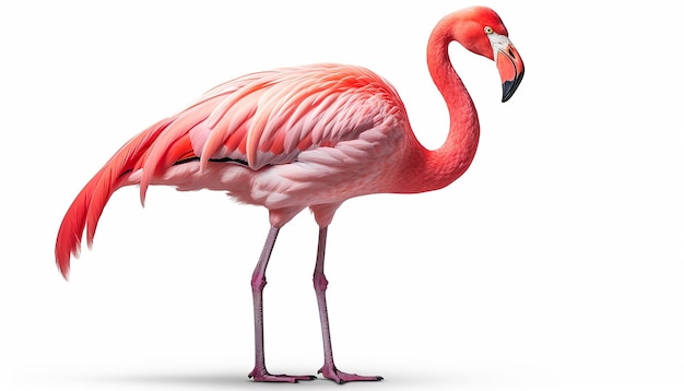 Flamingo em luz de estúdio