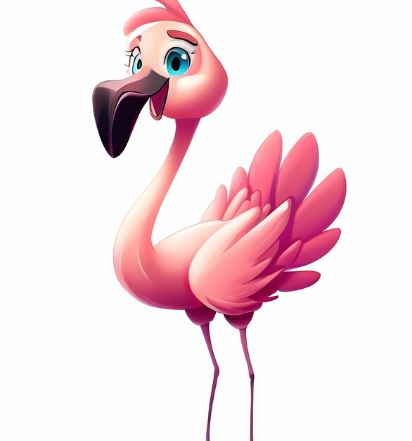 Flamingo Fantasia generado por ai