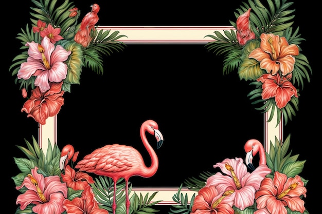 Flamingo-Rahmen