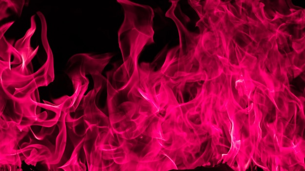 Foto flammendes feuer flamme hintergrund und texturiert, rosa feuer hintergrund