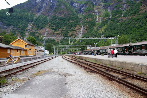 Foto flamsbana die flambahn norwegen
