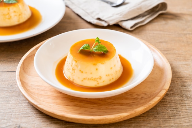 flan casero de caramelo