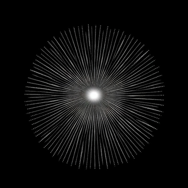 flare de luz circular abstrato