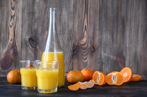 Flasche Orangensaft